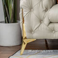 Luxury, no estilo de luxo, 13-18 cm de mobiliário de metal de metal.
